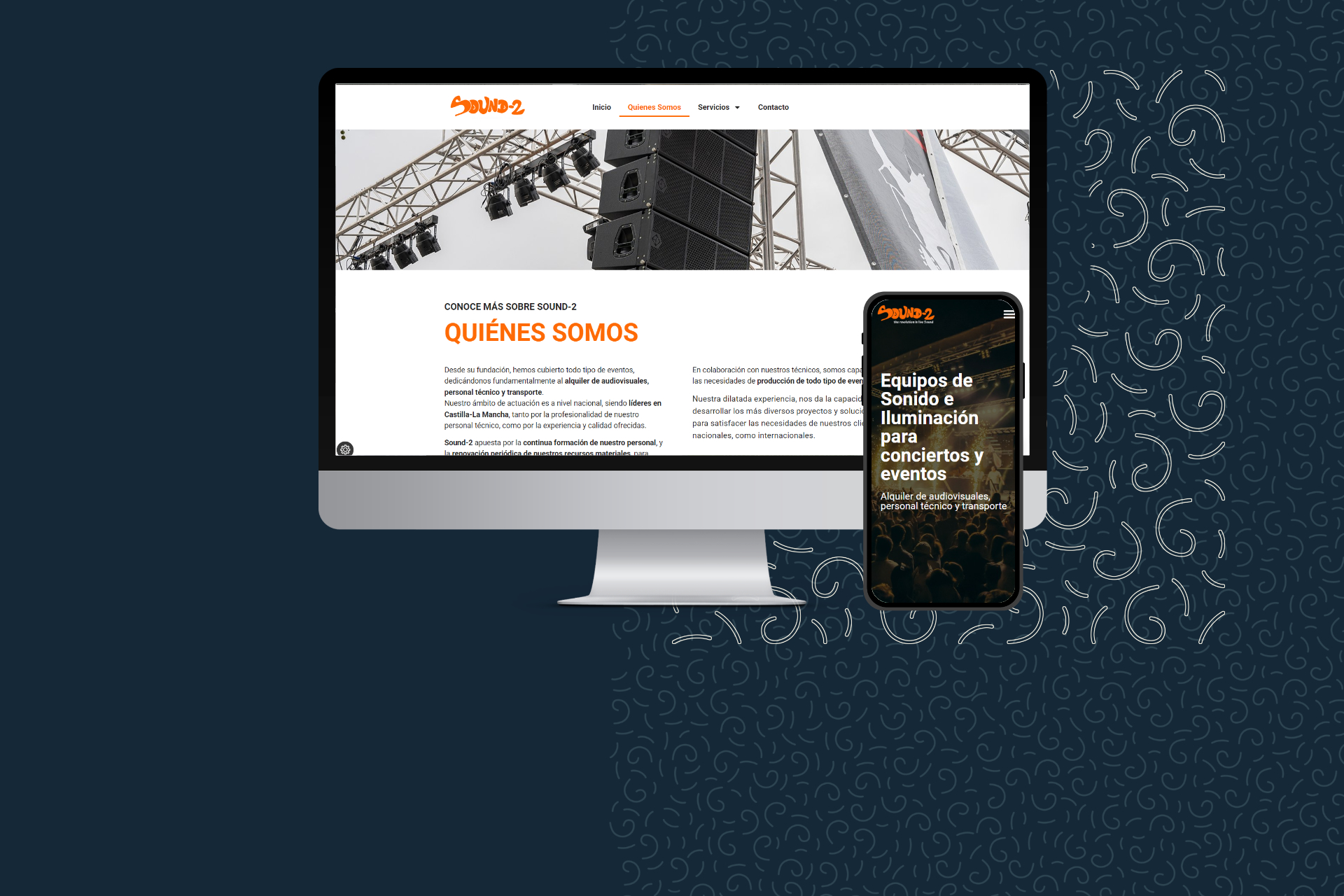 Diseño Web Sonido e Iluminación Sound-2